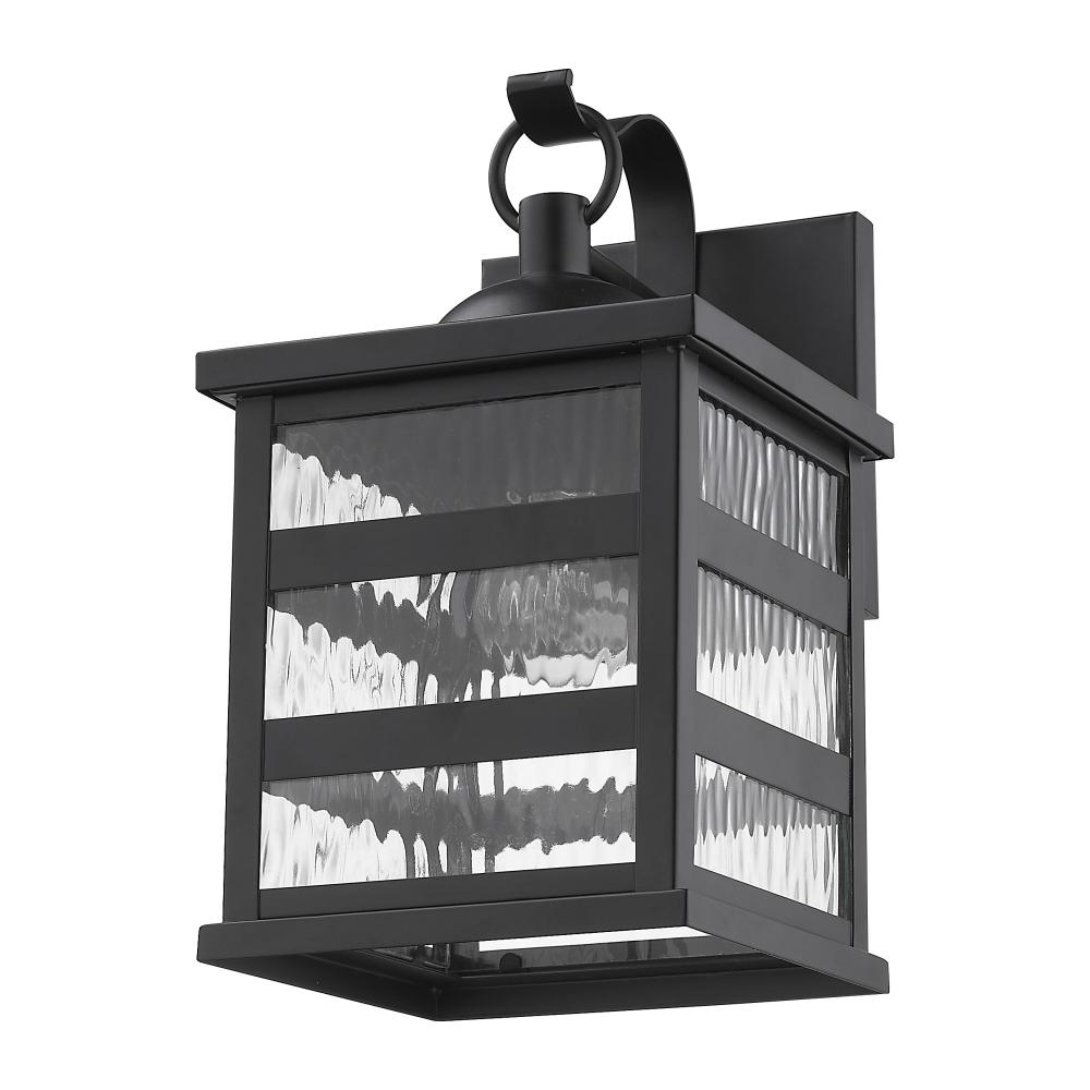 Morris 1-Light Matte Black Wall Light