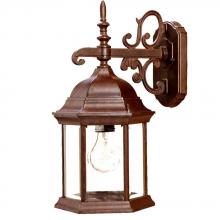 Acclaim Lighting 5184BW - Madison Collection Wall-Mount 1-Light Outdoor Burled Walnut Light Fixture