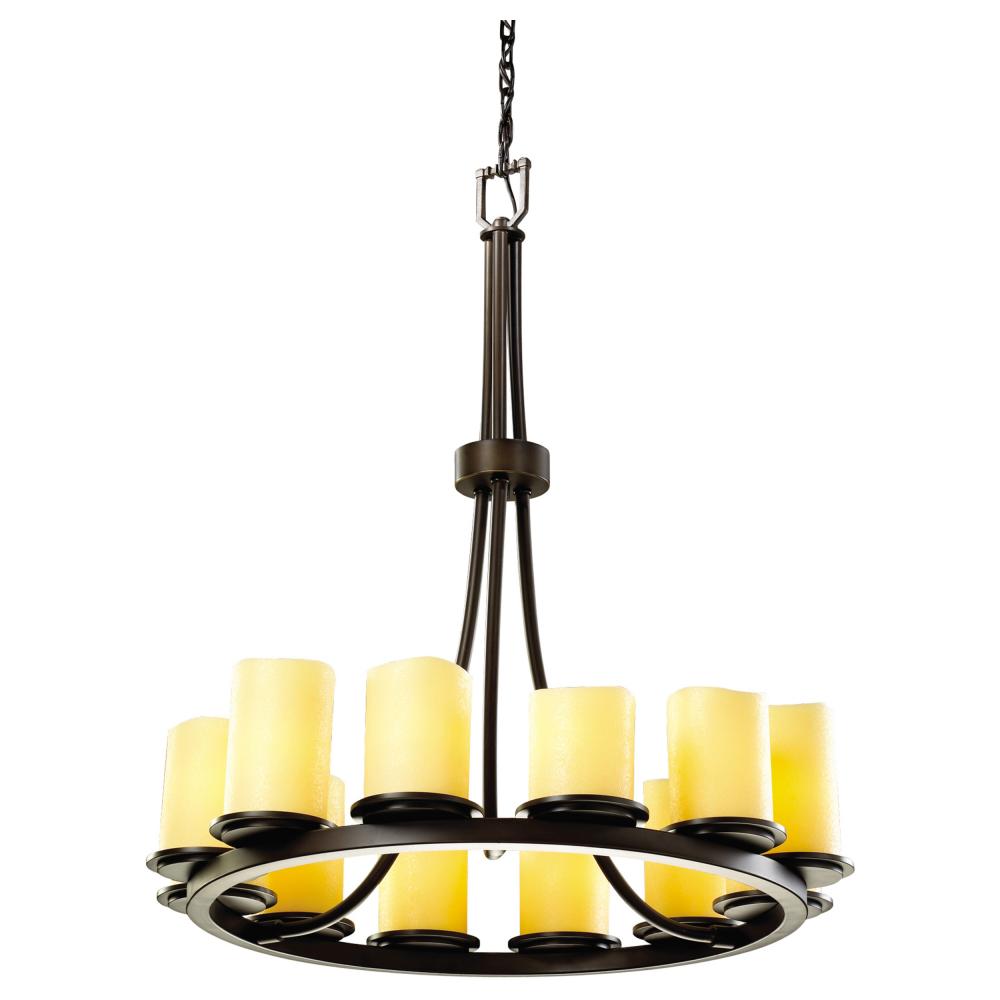 Dakota 12-Light Ring Chandelier (Tall)