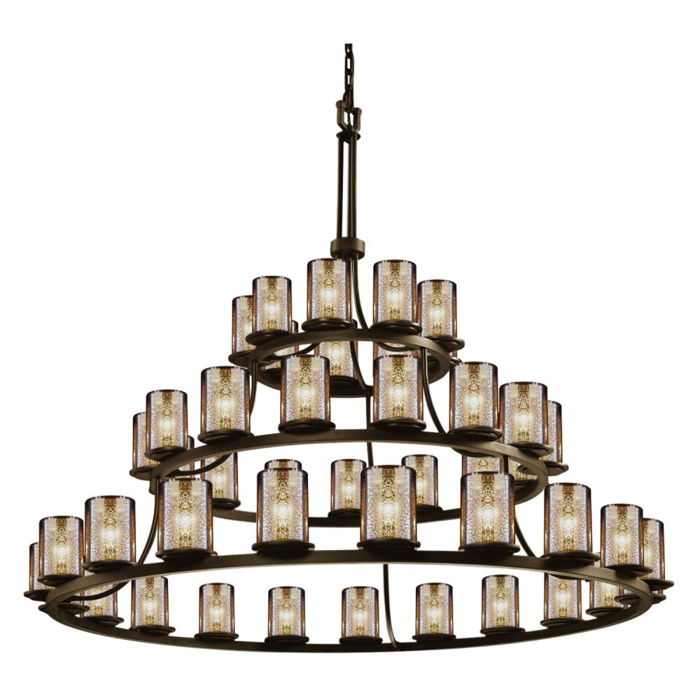 Dakota 45-Light 3-Tier Ring LED Chandelier