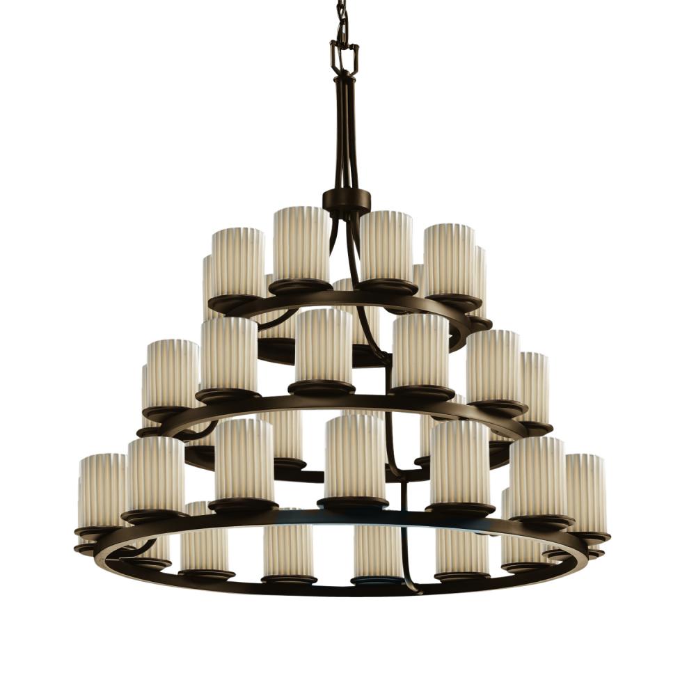 Dakota 36-Light 3-Tier Ring Chandelier