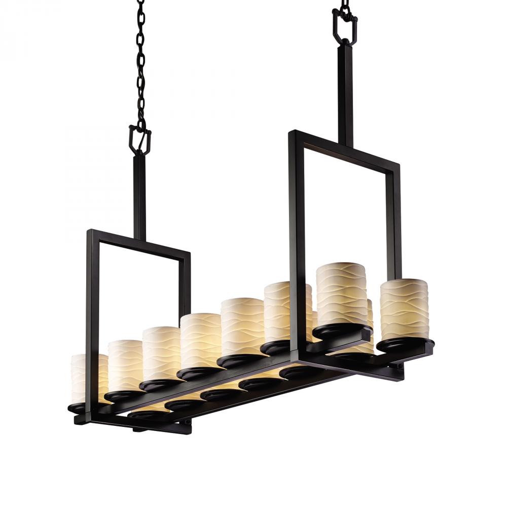 Dakota 14-Light Bridge Chandelier (Tall)