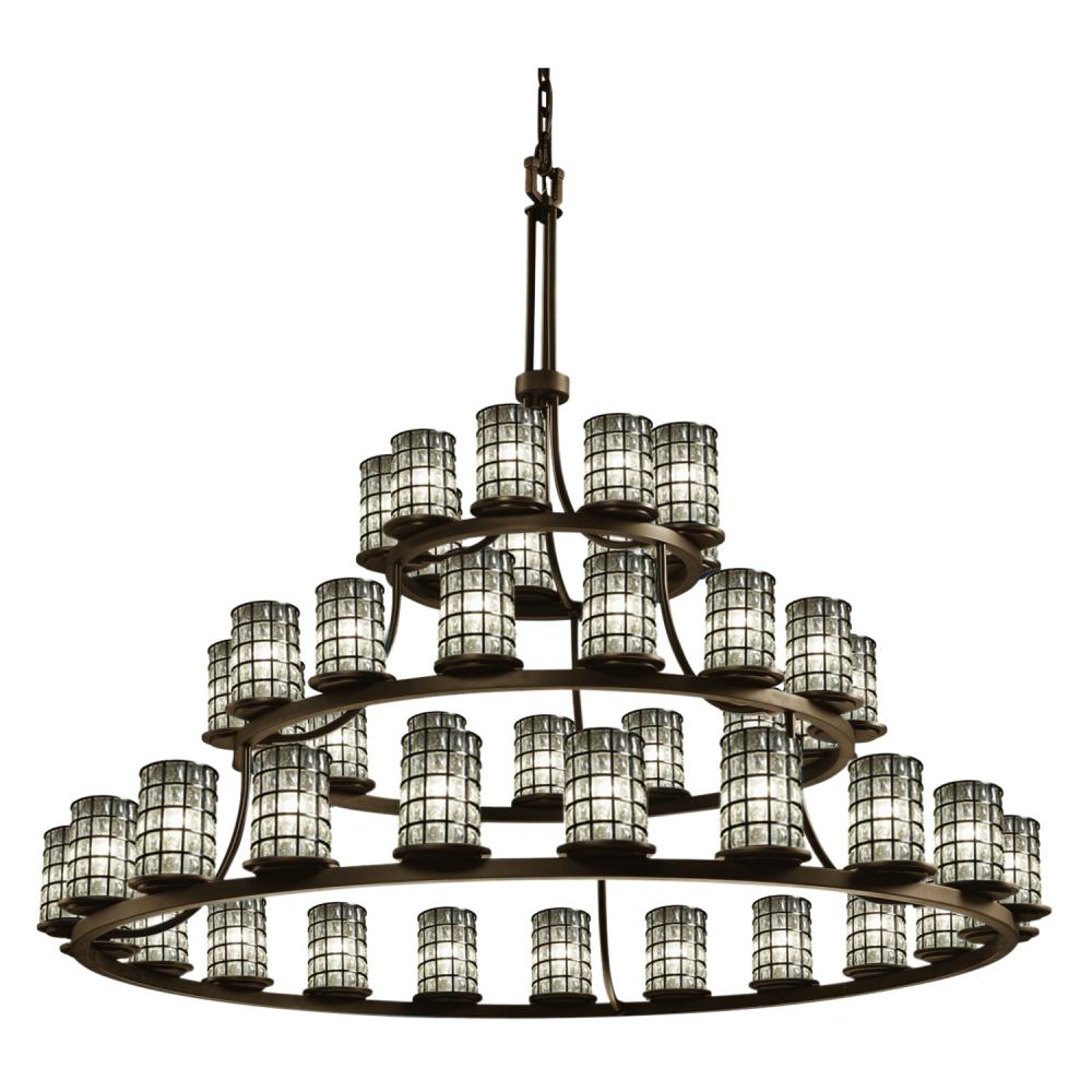 Dakota 45-Light 3-Tier Ring LED Chandelier