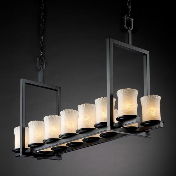 Dakota 14-Light Bridge Chandelier (Short)