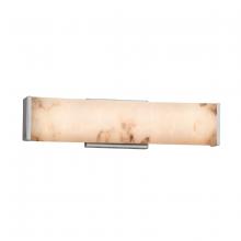 Justice Design Group FAL-8601-NCKL - Latitude 19" ADA Linear LED Wall/Bath