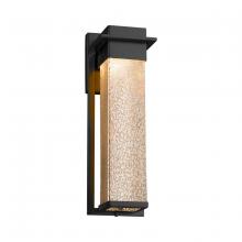 Justice Design Group FSN-7544W-MROR-MBLK - Pacific Large Outdoor LED Wall Sconce