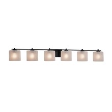  FSN-8446-30-FRCR-MBLK - Era 6-Light Bath Bar