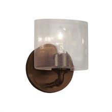 Justice Design Group FSN-8467-30-SEED-DBRZ - Bronx ADA 1-Light Wall Sconce