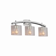 Justice Design Group FSN-8593-30-SEED-NCKL - Archway 3-Light Bath Bar