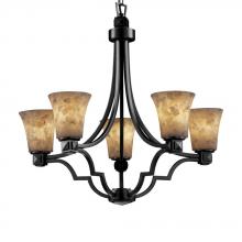 Justice Design Group ALR-8500-20-DBRZ - Argyle 5-Light Chandelier