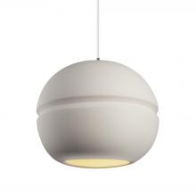  CER-6415-BIS-NCKL-WTCD - Large Sphere 1-Light Pendant