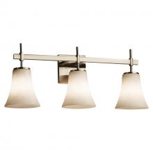 Justice Design Group CLD-8413-20-NCKL - Union 3-Light Bath Bar