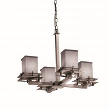  FAB-8100-15-GRAY-NCKL-LED4-2800 - Metropolis 4-Light LED Chandelier