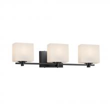  FSN-8443-55-OPAL-MBLK-LED3-2100 - Era 3-Light LED Bath Bar