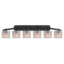  FSN-8596-30-SEED-MBLK - Archway 6-Light Bath Bar