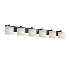  FSN-8926-30-OPAL-MBLK-LED6-4200 - Modular 6-Light LED Bath Bar