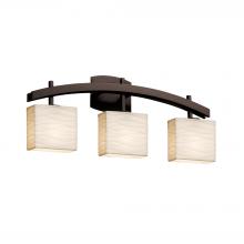 Justice Design Group PNA-8593-55-WAVE-DBRZ - Archway 3-Light Bath Bar