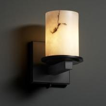 Justice Design Group FAL-8771-10-MBLK - Dakota 1-Light Wall Sconce