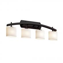 Justice Design Group FSN-8594-30-RBON-MBLK - Archway 4-Light Bath Bar