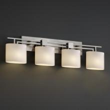 Justice Design Group FSN-8704-20-OPAL-DBRZ - Aero 4-Light Bath Bar