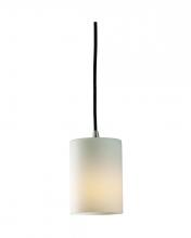  FSN-8815-10-OPAL-MBLK - Mini 1-Light Pendant