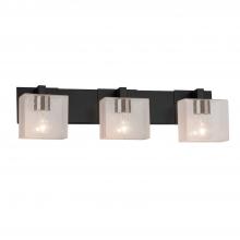  FSN-8923-55-SEED-MBLK - Modular 3-Light Bath Bar