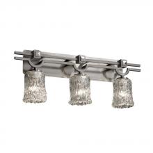 Justice Design Group GLA-8503-30-LACE-NCKL - Argyle 3-Light Bath Bar