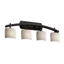 Justice Design Group POR-8594-10-BMBO-DBRZ - Archway 4-Light Bath Bar