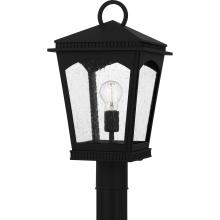  HUK9010EK - Huck 1-Light Earth Black Outdoor Post Lantern