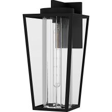  JET8409MBK - Jett 1-Light Matte Black Outdoor Wall Lantern