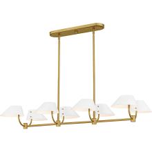  PNY842BRG - Penley 6-Light Brushed Gold Linear Chandelier