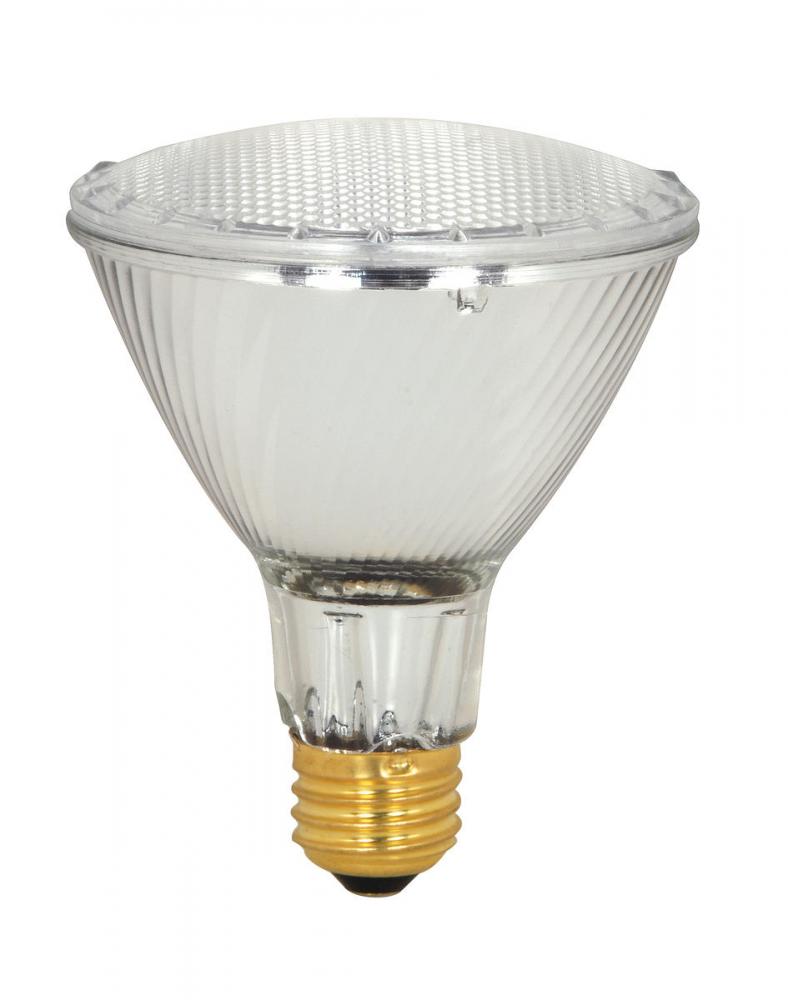 39 Watt; Halogen; PAR30; Clear; 1500 Average rated hours; 530 Lumens; Medium base; 120 Volt; Shatter