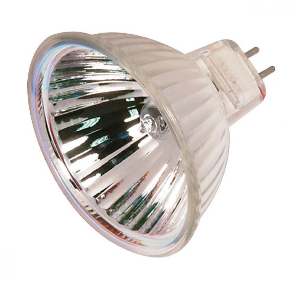 35 Watt; Halogen; MR16; 4000 Average rated hours; Miniature 2 Pin Round base; 12 Volt; Shatter Proof