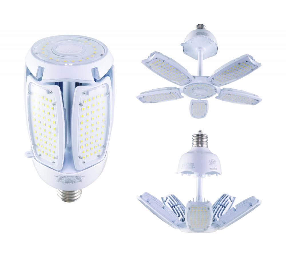 90 Watt LED HID Replacement; 5000K; Mogul Extended base; Adjustable Beam Angle; Type B Ballast