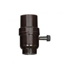  80/1927 - 3-Way Turn Knob With Metal Bushing; Phenolic; Smooth; 1/8 IP Cap; Less Set Screw; 2-7/8" Height;