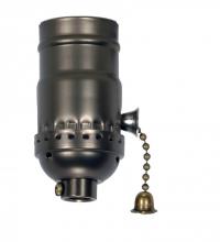  80/2316 - On-Off Pull Chain Socket; 1/8 IPS; Aluminum; Antique Brass Finish; 660W; 250V