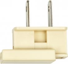  90/696 - Slide Plug; Polarized; 18/2-SPT-2; 8A-125V; Ivory Finish