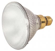 Satco Products Inc. S2257/TF - 70 Watt; Halogen; PAR38; Clear; 1500 Average rated hours; 1380 Lumens; Medium Skirted base; 120