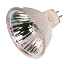 Satco Products Inc. S2621/TF - 35 Watt; Halogen; MR16; 4000 Average rated hours; Miniature 2 Pin Round base; 12 Volt; Shatter Proof