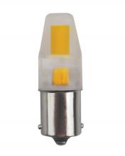 Satco Products Inc. S8689 - 3W; LED; 5000K; Clear; S.C Bayonet Base; 12 Volt AC/DC