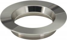 Satco Products Inc. S9519 - Freedom Round Trim Option For 4" Base Unit; Polished Nickel Finish