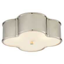  AH 4015PN-FG - Basil 17" Flush Mount