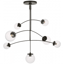  KS 5404BZ-CG - Prescott Large Mobile Chandelier