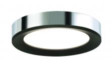  AAF121400L30D1BKPC - Alta LED Low Profile Flush Mount - 12'' - Black/Chrome