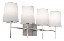 AFX Lighting, Inc. ROSV2711CBSN - Rose 4 Light Vanity CB SN