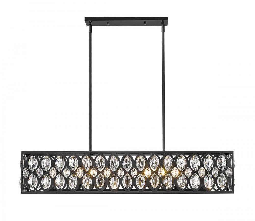 7 Light Linear Chandelier