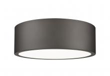  1017F12-BRZ-LED - 1 Light Flush Mount