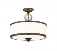 Z-Lite 307SF-MB - 3 Light Semi Flush Mount