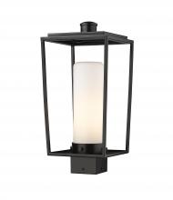 Z-Lite 595PHMS-BK - 1 Light Outdoor Post Mount Fixture