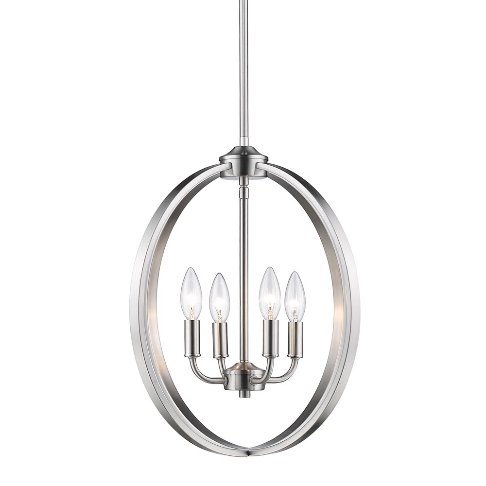 Colson PW 4 Light Pendant in Pewter